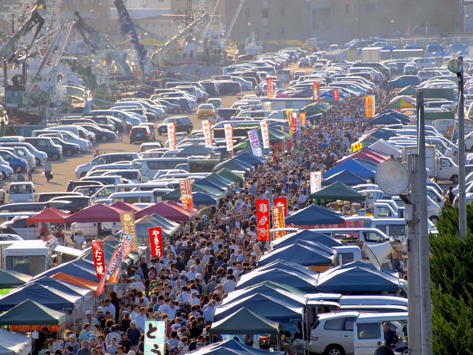 Tatehana Wharf Morning Market