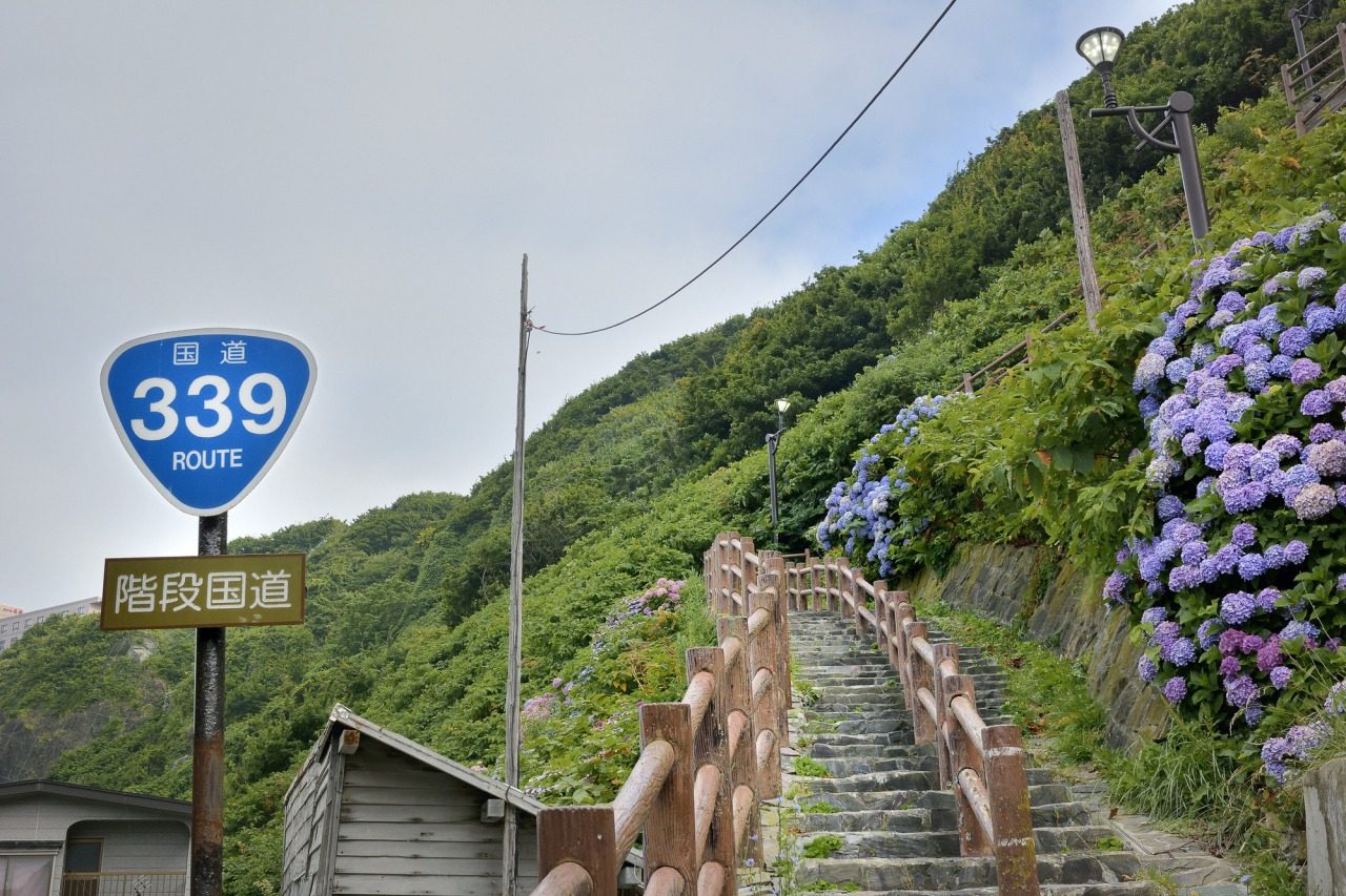 The Route 339 stairway