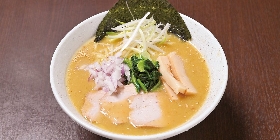 濃厚なスープのラーメン