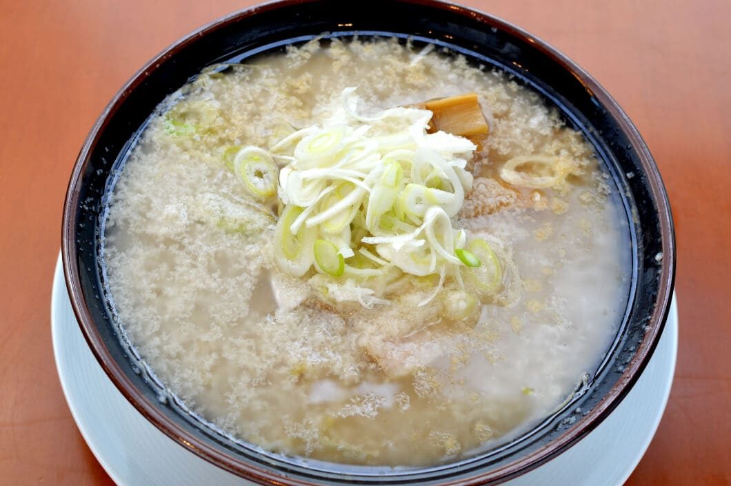 背脂のラーメン