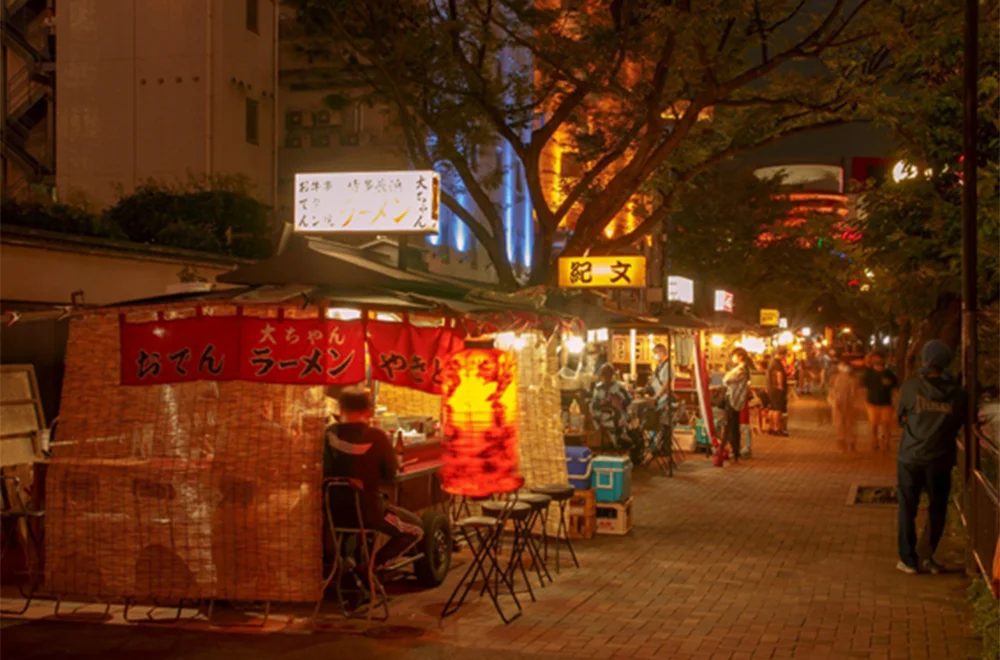 福岡に残るラーメンの屋台