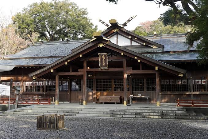 Main hall of Sarutahiko Jinja