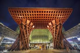 The Tsuzumi-mon Gate at Kanazawa Station