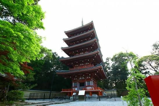 竹林寺の五重塔