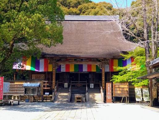 The main hall of Chikurin-ji temple