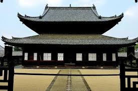 宇治の萬福寺。明の様式をそのまま伝える