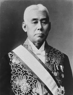 Hara Takashi in court dress