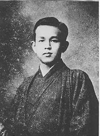 Portrait photograph of Ishikawa Takuboku