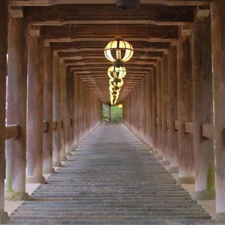 The covered corridor of Hase-dera