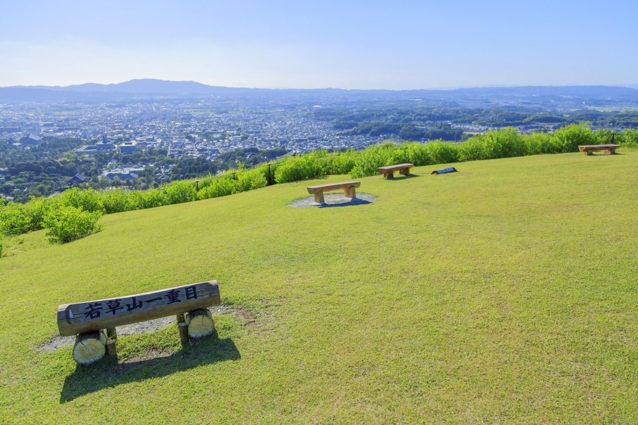 The view from Mt. Wakakusa