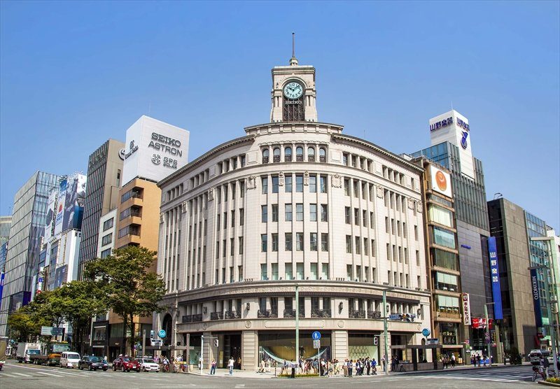 The streets of Ginza